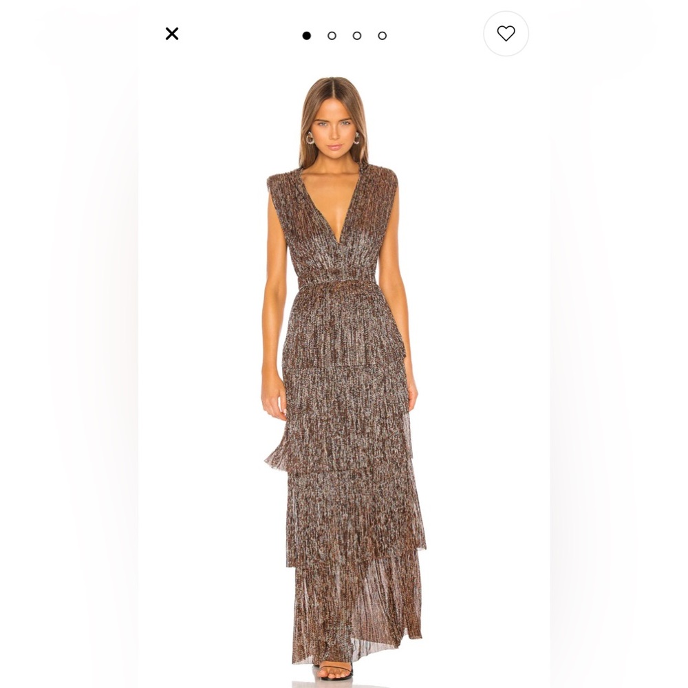 Sabina Musayev Skylar Gown in Bronze